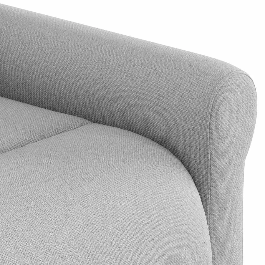 Fauteuil inclinable gris nuage tissu - 11