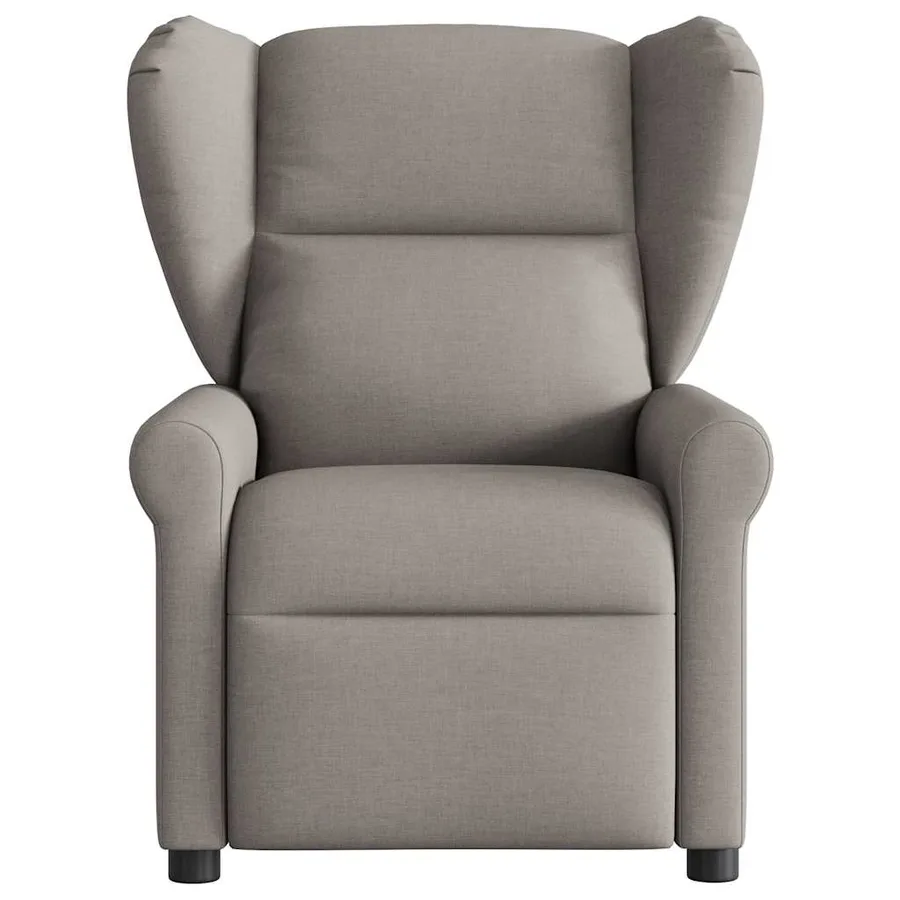 Fauteuil de massage inclinable Taupe Tissu - 3