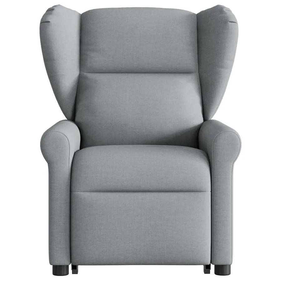Fauteuil inclinable Gris clair Tissu - 4