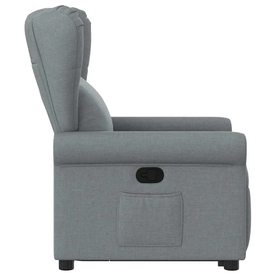Fauteuil inclinable Gris clair Tissu - 5