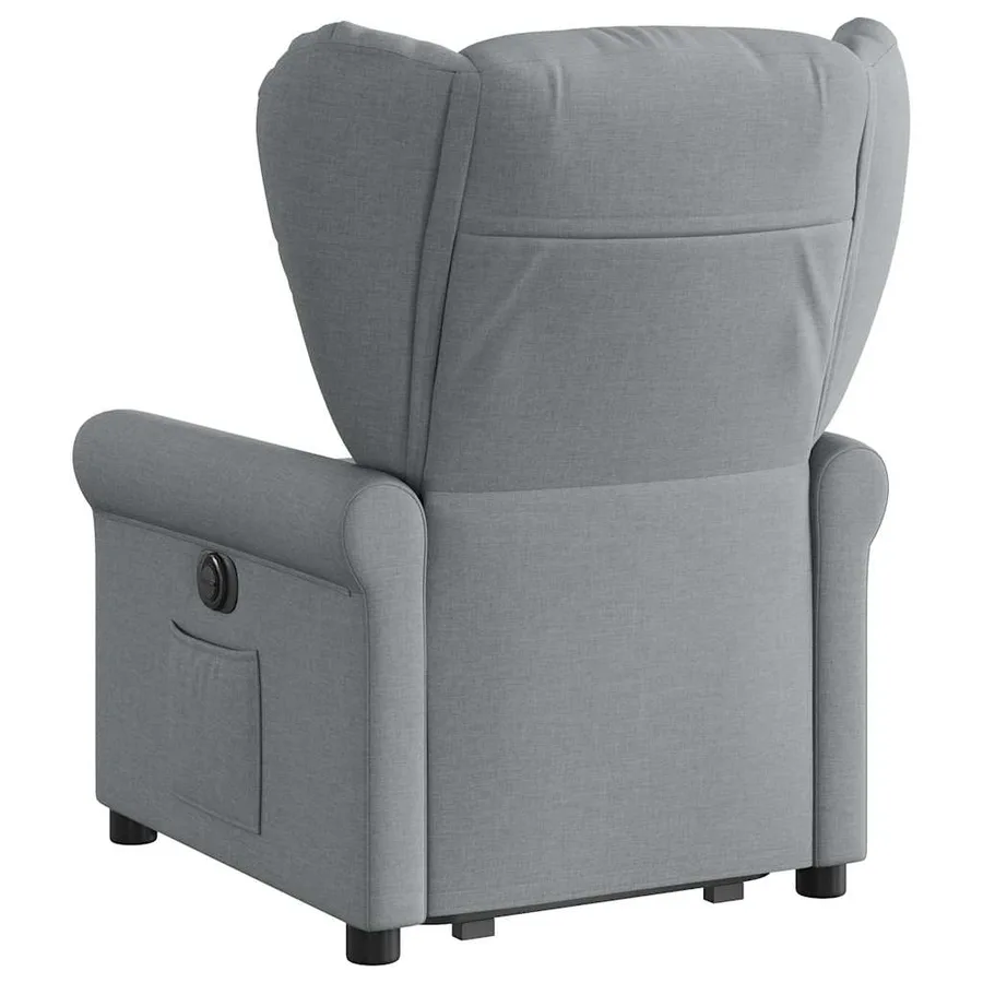 Fauteuil inclinable Gris clair Tissu - 6