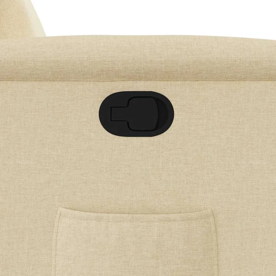 Fauteuil inclinable Crème Tissu - 12