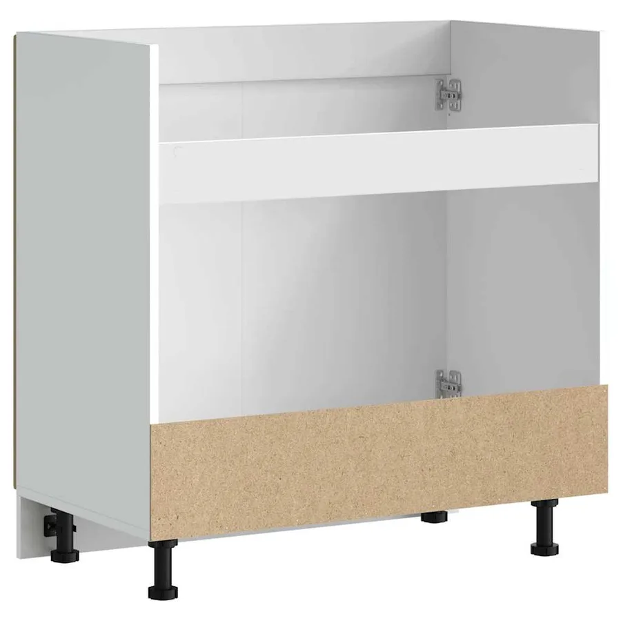 Meuble de base de lavabo Lucca chêne artisanal bois ingénierie - 7
