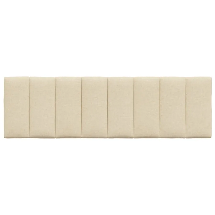 Coussin de tête de lit Hanko crème 160 cm tissu - 4