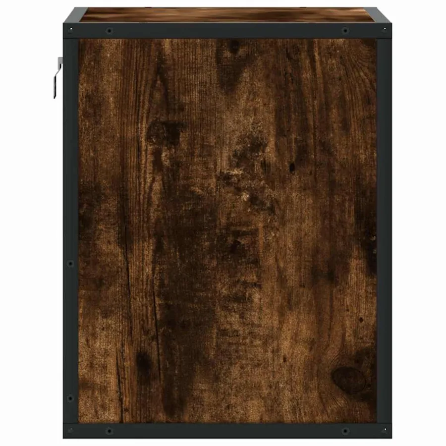 Table de chevet murale Chêne fumé 40x31x39,5 cm - 6