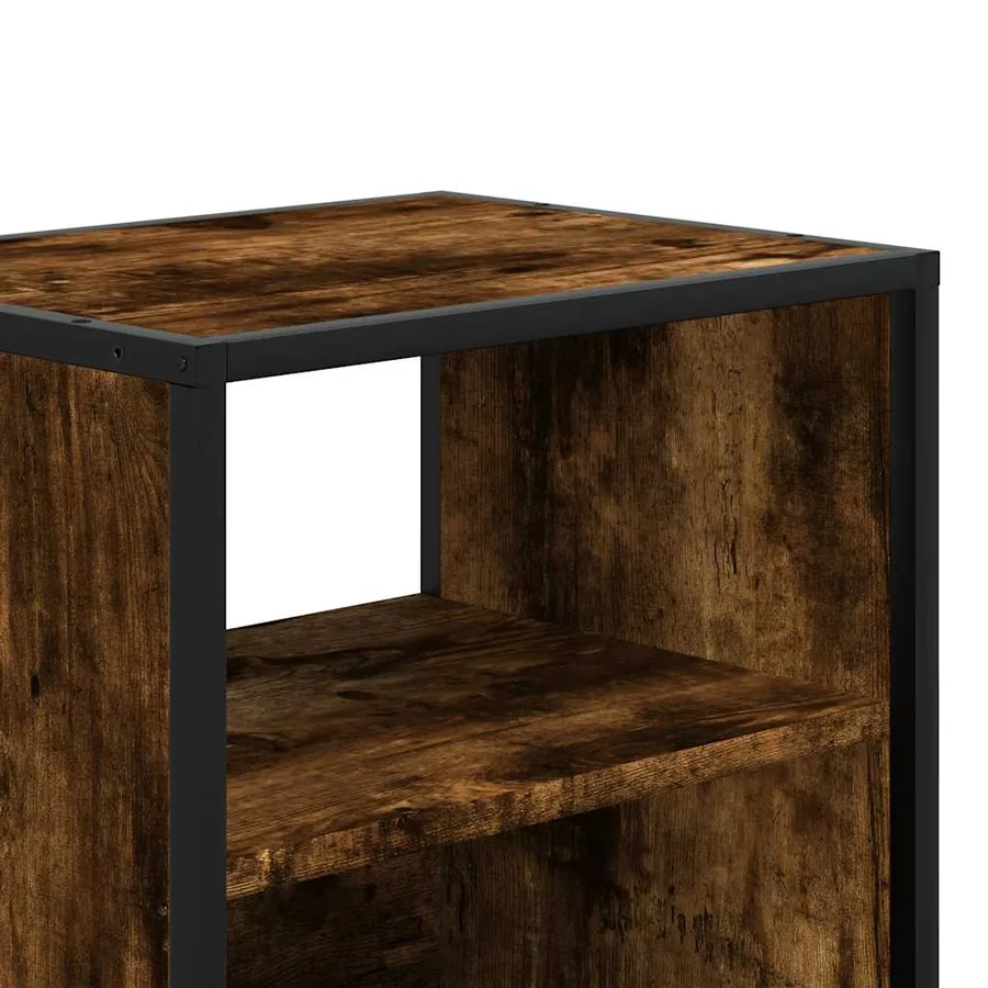 Table de chevet murale Chêne fumé 40x31x39,5 cm - 9