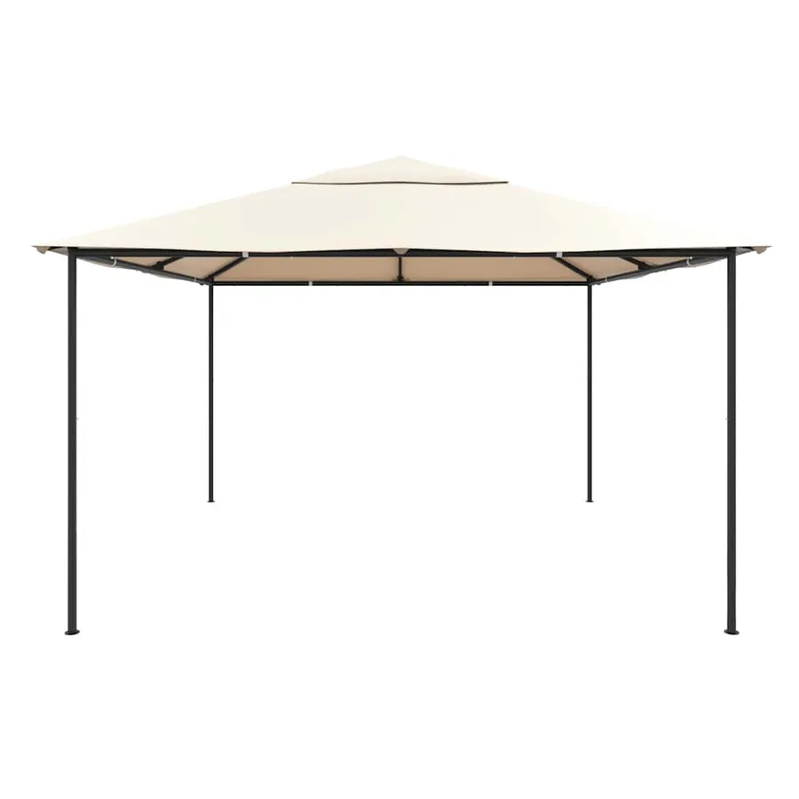 Chapiteau tente 4 x 4 m Acier Beige - 2