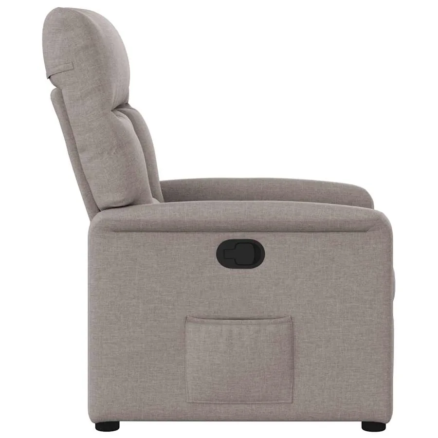 Fauteuil inclinable Taupe Tissu - 4