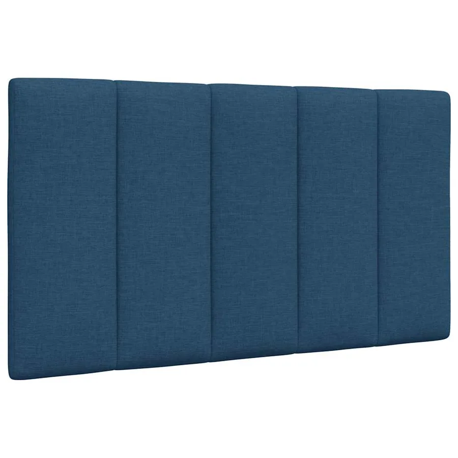 Cadre de lit sans matelas Hanko bleu 80x200 cm tissu - 10