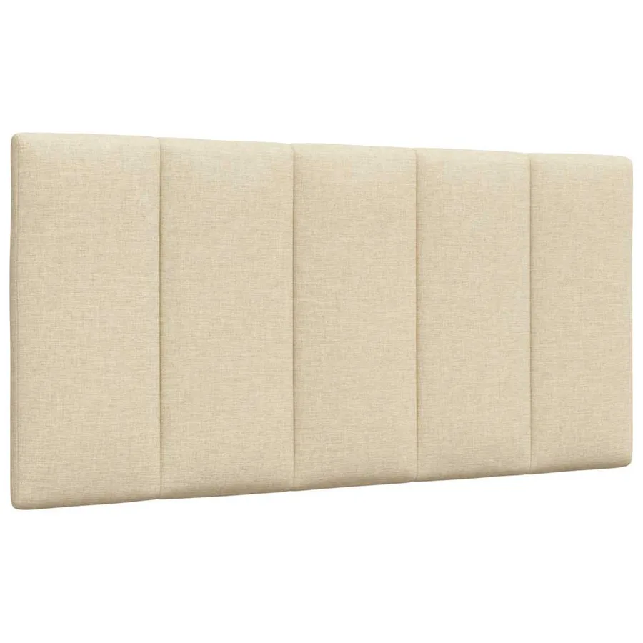 Lit avec matelas Hanko crème 100x200 cm tissu - 9