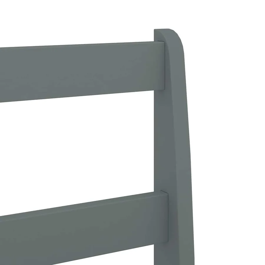 Ensemble à manger PANAMA 4 pcs gris bois de pin massif - 12
