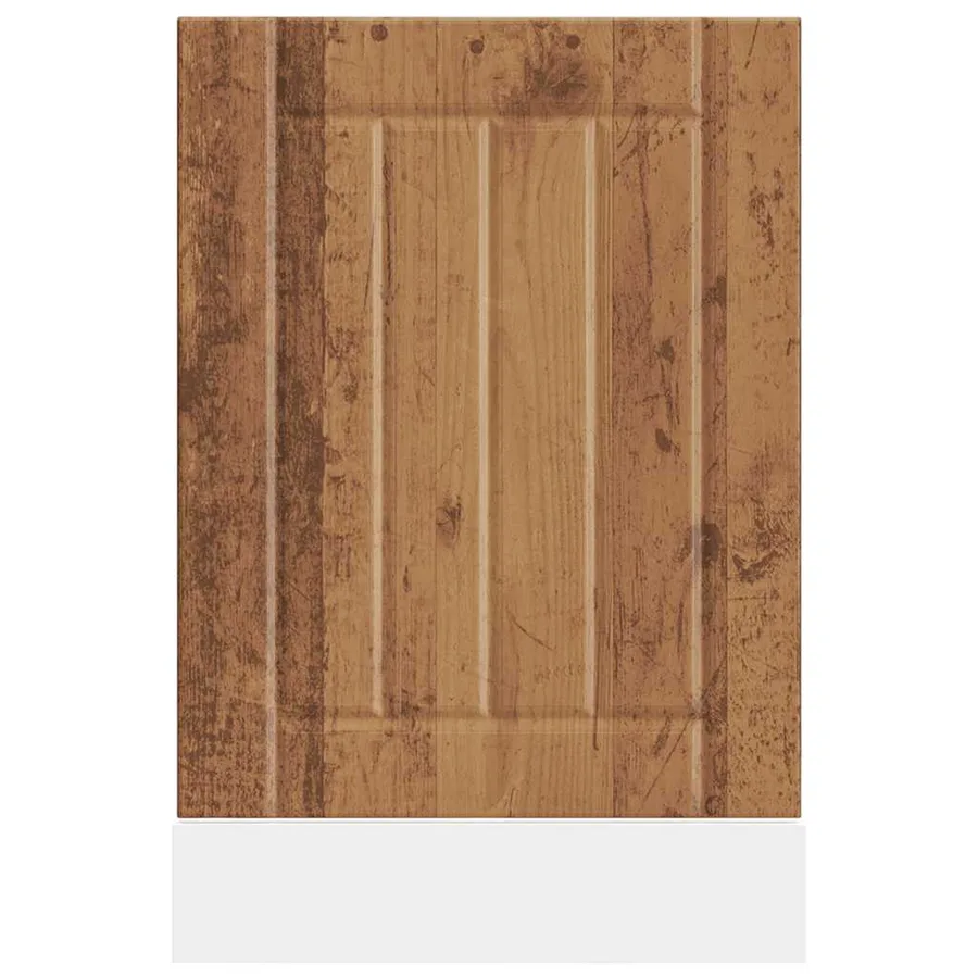 Panneau de lave-vaisselle Lucca vieux bois bois d'ingénierie - 4