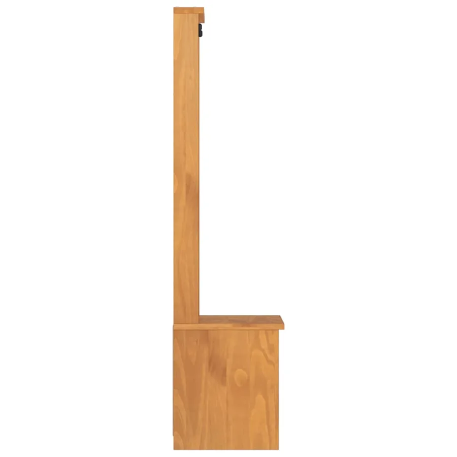 Portemanteau SANDNES 45x40x159,5 cm bois massif pin - 6