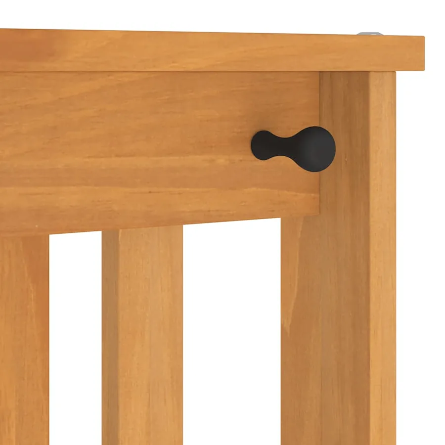 Portemanteau SANDNES 45x40x159,5 cm bois massif pin - 9