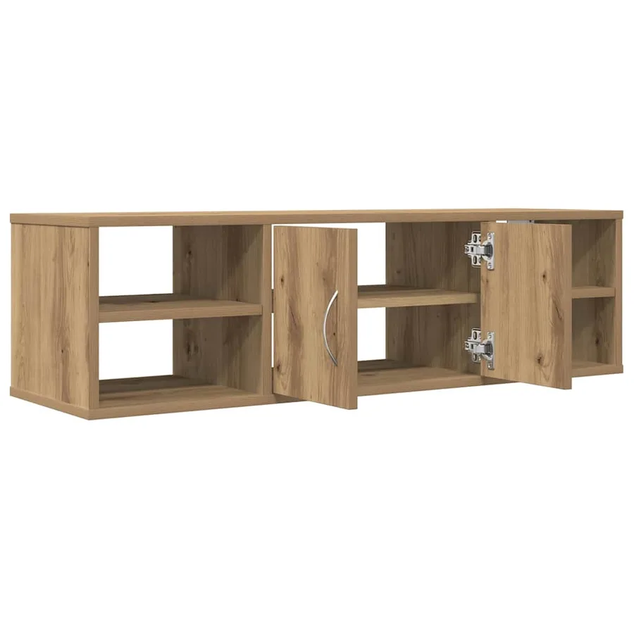 Armoire murale chêne artisanal 101x30x29 cm bois d'ingénierie - 7
