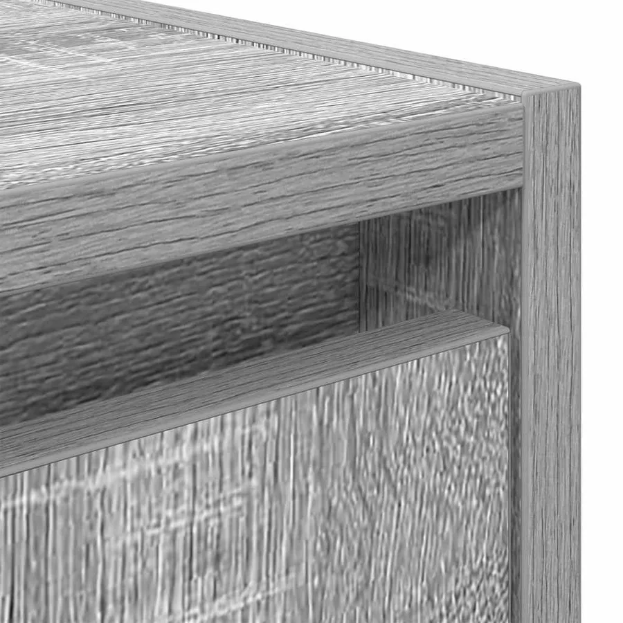 Table de chevet murale sonoma gris 38x34x40 cm - 10