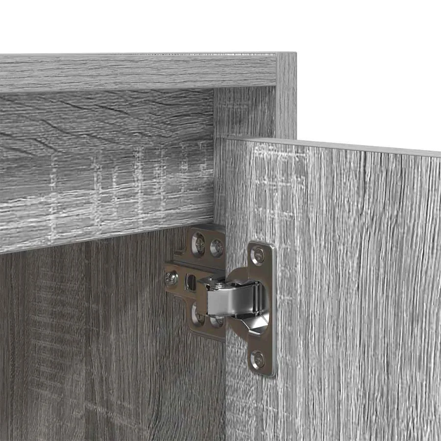 Table de chevet murale sonoma gris 38x34x40 cm - 11