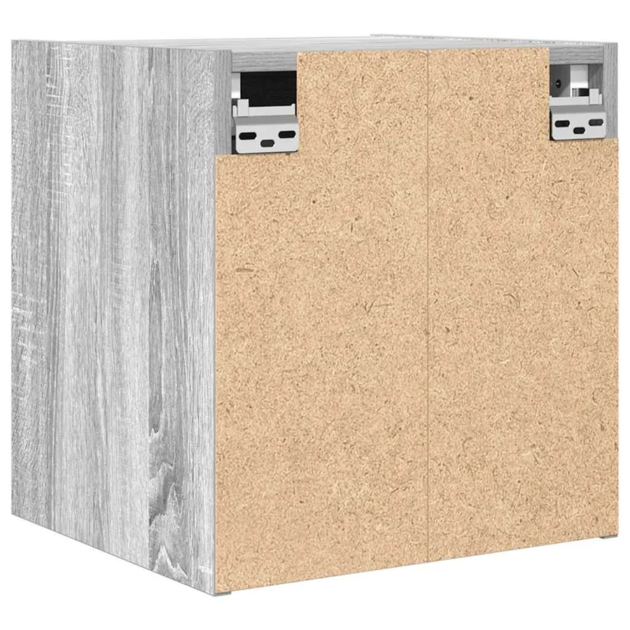Table de chevet murale sonoma gris 38x34x40 cm - 8