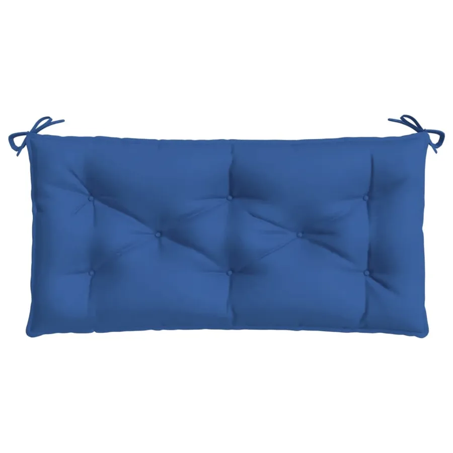 Coussin de banc de jardin bleu 110x50x7 cm tissu oxford - 4