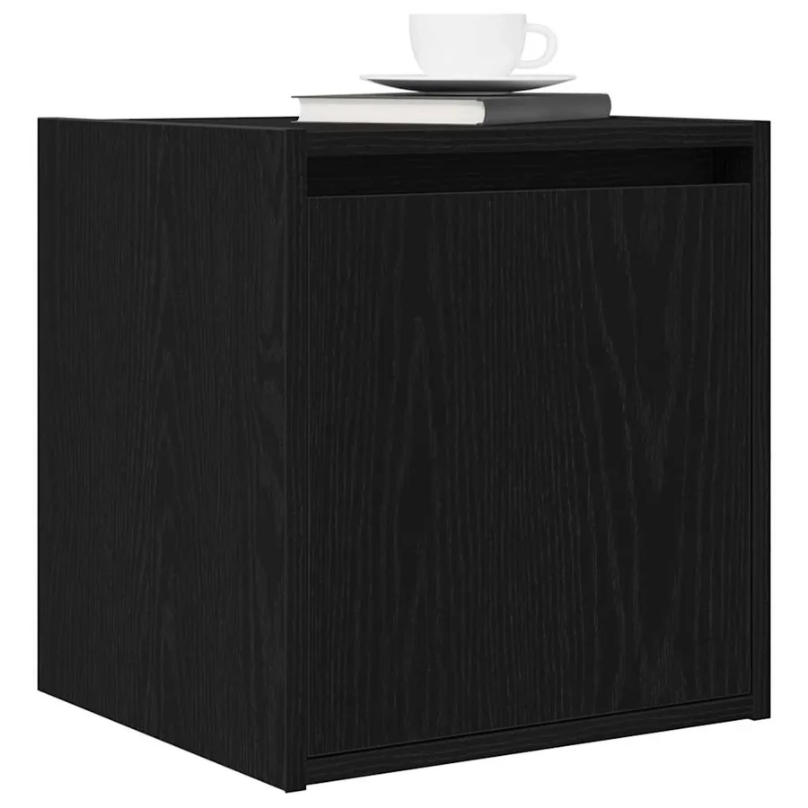 Tables de chevet murales 2 pcs noir 38x34x40 cm - 4