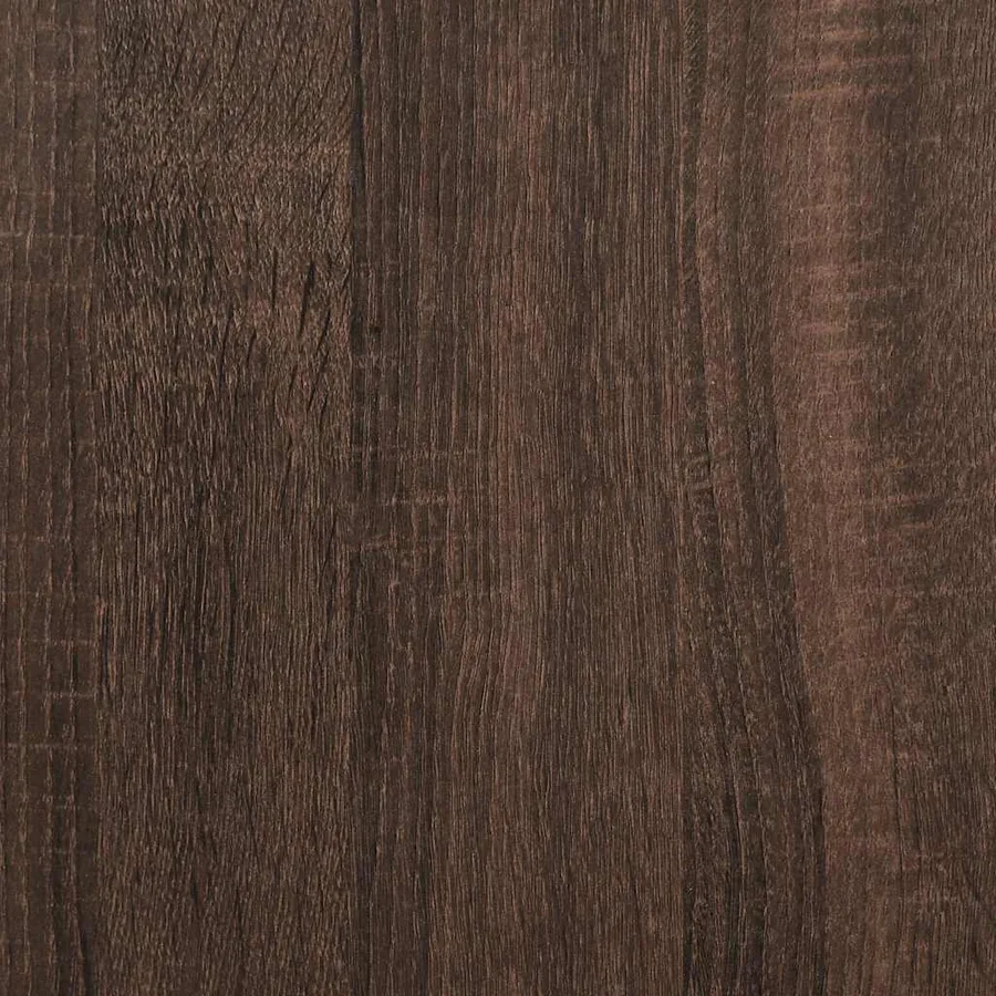 Commode chêne marron 70x41x70 cm bois d'ingénierie - 9