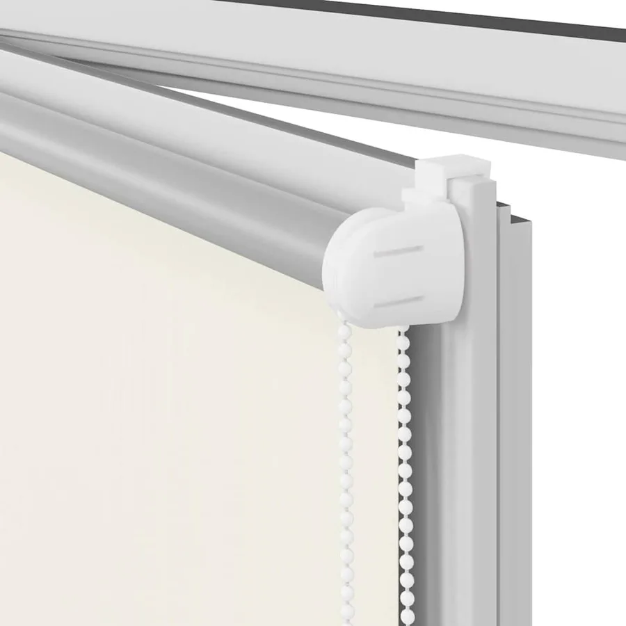 Store enrouleur occultant blanc cassé largeur du tissu 95,7 cm - 12