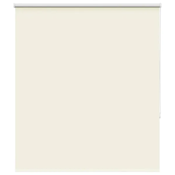 Store enrouleur occultant blanc cassé 135x150 cm largeur tissu
