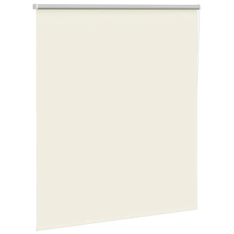 Store enrouleur occultant blanc cassé 135x150 cm largeur tissu - 3