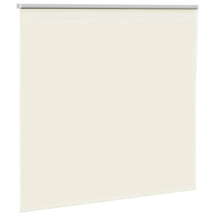 Store enrouleur occultant blanc cassé 145x150 cm largeur tissu - 3
