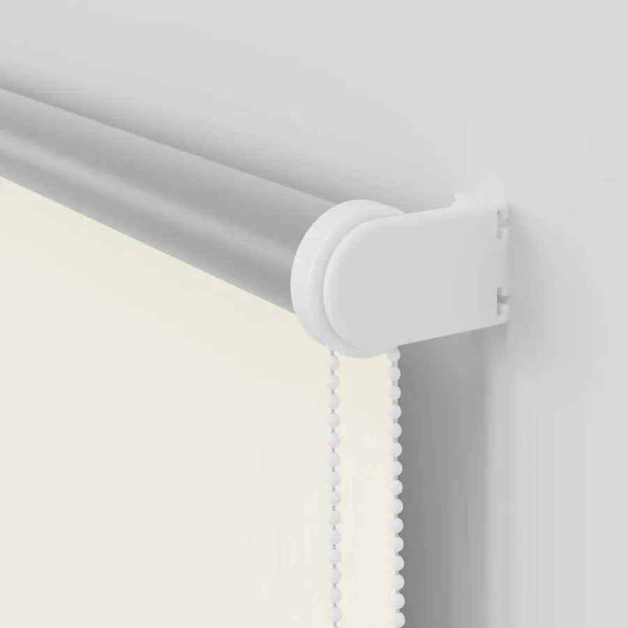 Store enrouleur occultant blanc cassé 135x175 cm largeur tissu - 11
