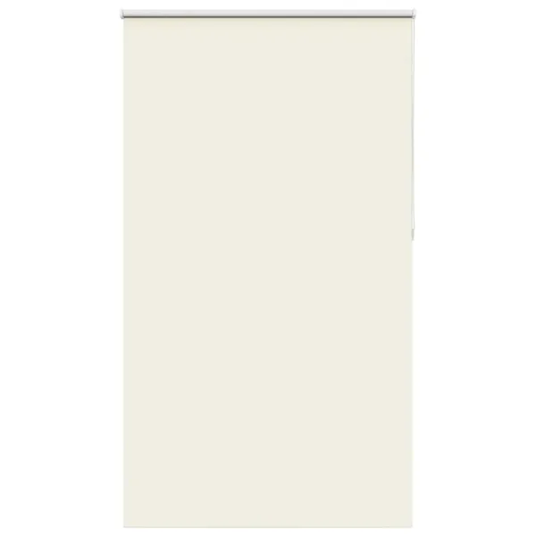 Store enrouleur occultant blanc cassé 130x210 cm largeur tissu