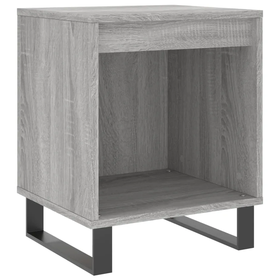 Tables de chevet 2 pcs sonoma gris 40x35x50 cm bois ingénierie - 4