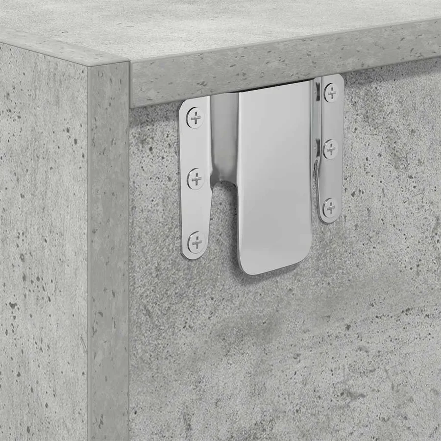 Meubles TV 2 pcs gris béton 80x31x25,5 cm bois d'ingénierie - 10