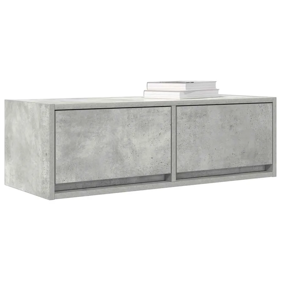Meubles TV 2 pcs gris béton 80x31x25,5 cm bois d'ingénierie - 12