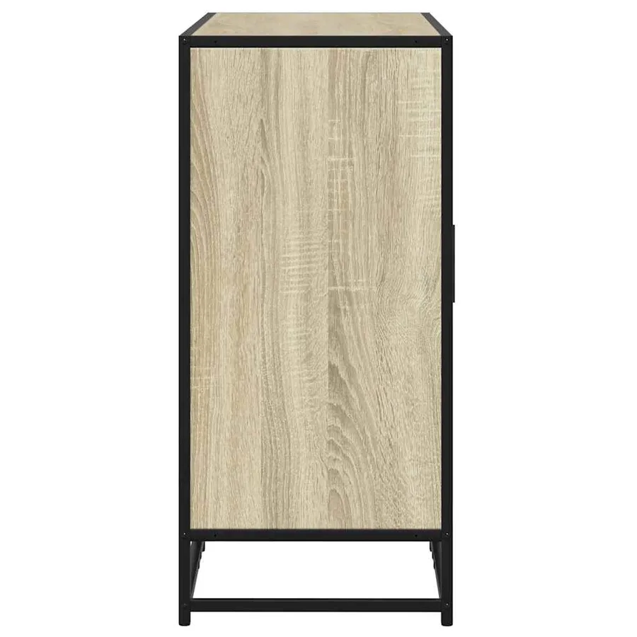 Buffet chêne sonoma 92x35x76 cm bois d'ingénierie - 5