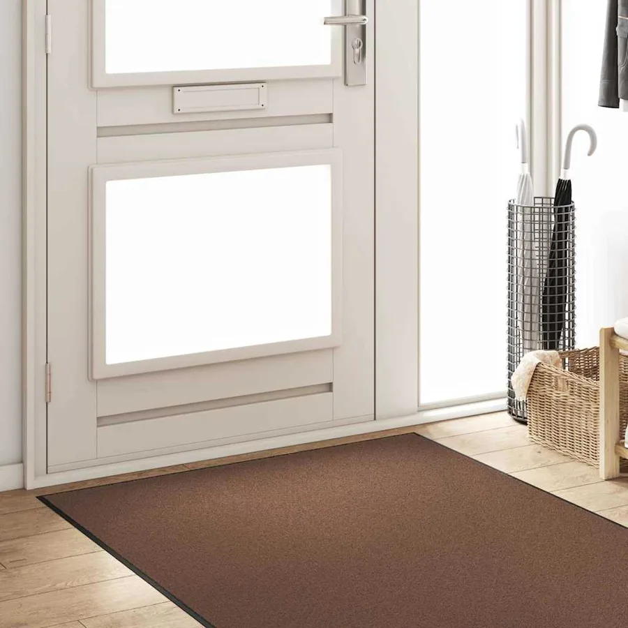 Tapis d'entrée Marron et Noir 120 x 400 cm 100% Polyamide - 3