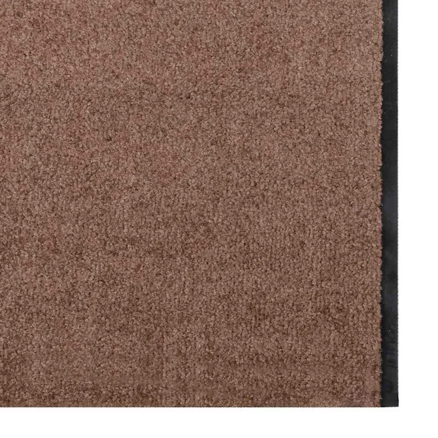 Tapis d'entrée Marron et Noir 120 x 400 cm 100% Polyamide - 4