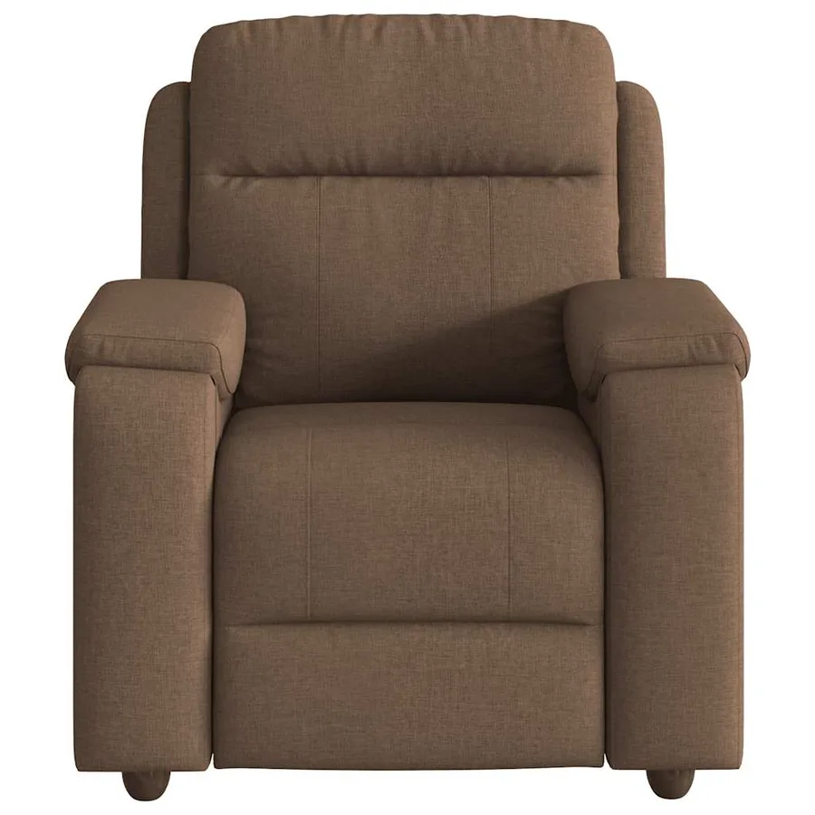 Fauteuil inclinable Marron Tissu - 3