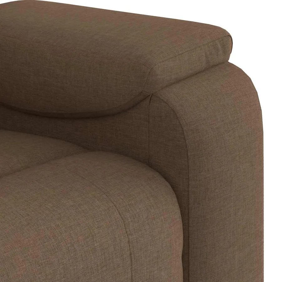 Fauteuil inclinable Marron Tissu - 8