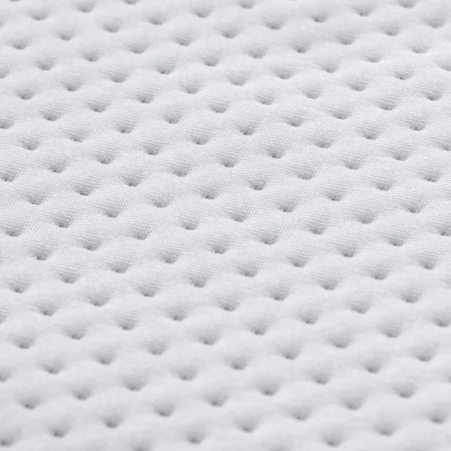 Surmatelas Blanc 180 x 200 cm Tissu Jacquard - 10