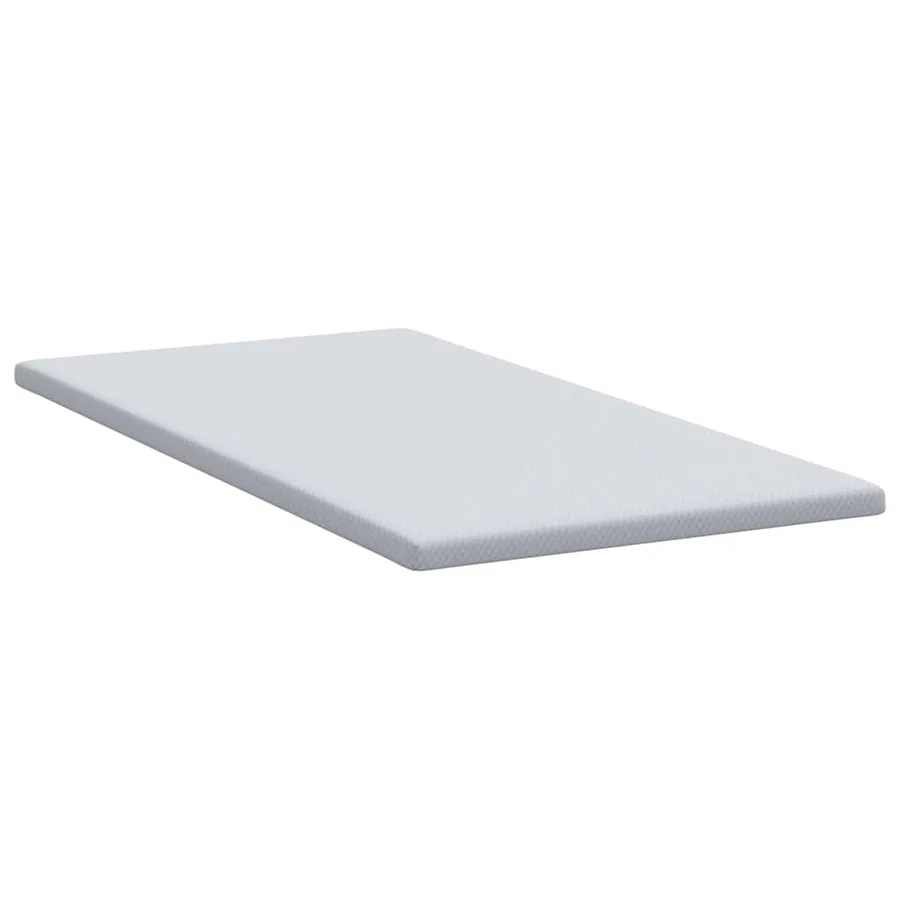 Surmatelas en mousse à mémoire 90 x 190 cm Thick Doux Blanc - 5