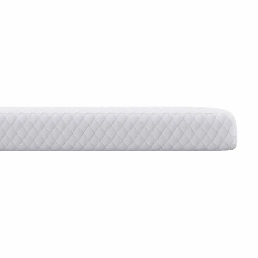 Surmatelas en mousse à mémoire 90 x 190 cm Thick Doux Blanc - 6