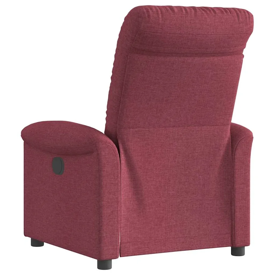 Fauteuil inclinable Rouge bordeaux Tissu - 5