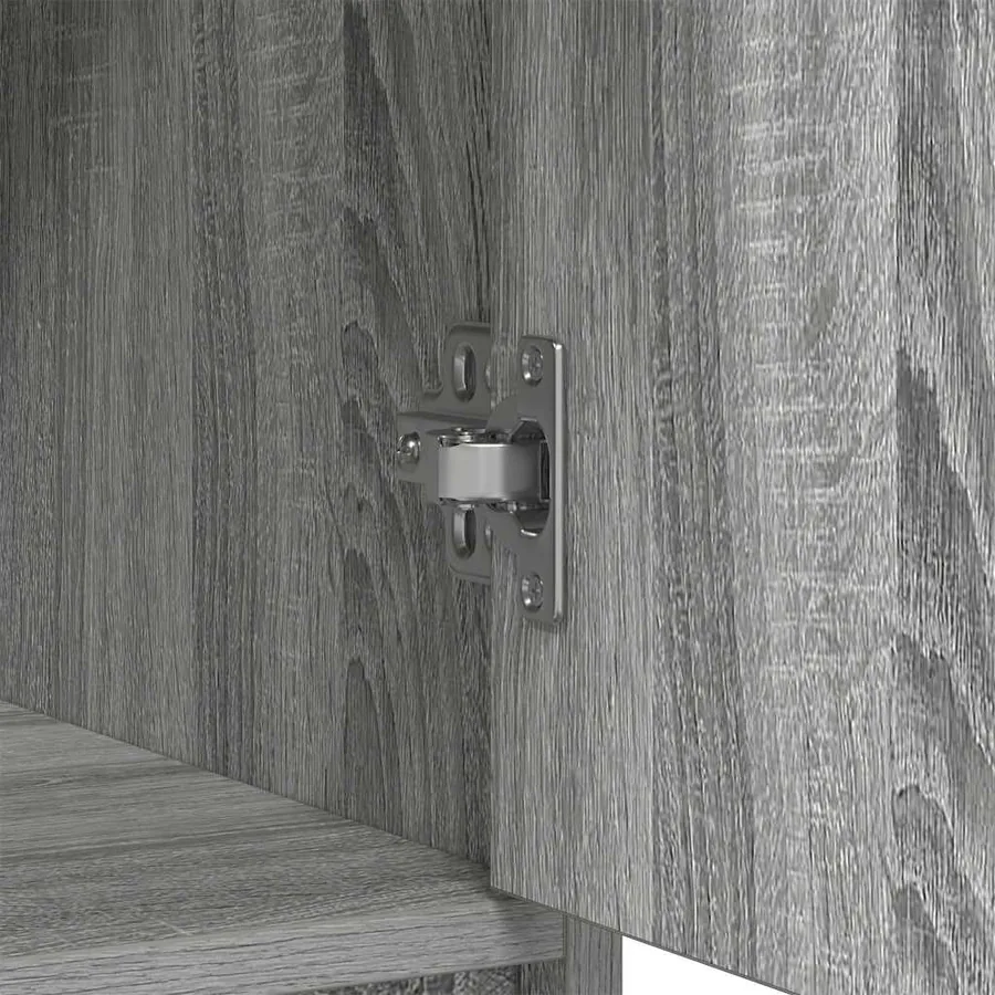 Buffet avec tiroirs et portes sonoma gris 70,5x34x74,5 cm - 10