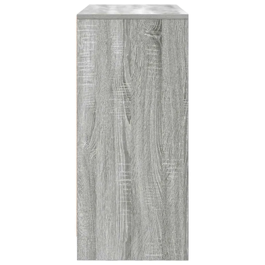 Buffet avec tiroirs et portes sonoma gris 70,5x34x74,5 cm - 7