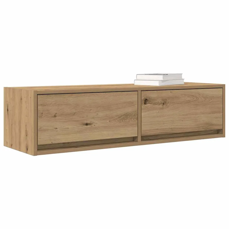 Meuble TV 100 x 31 x 25,5 cm chêne artisanal Bois d'ingénierie - 3