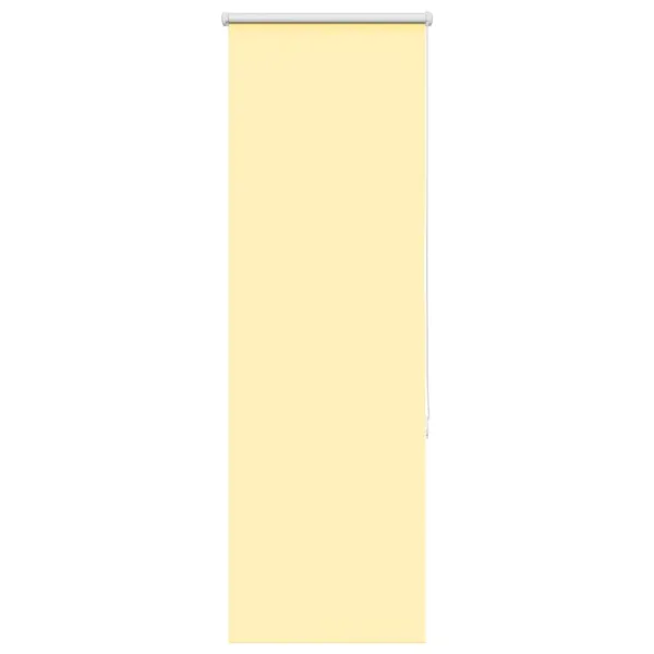 Store enrouleur occultant jaune largeur du tissu 50,7 cm