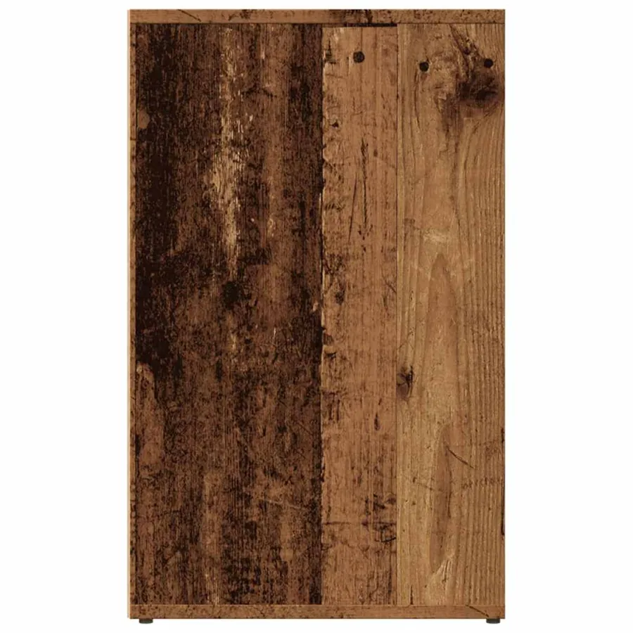 Armoire de dressing vieux bois 80x40x65 cm bois d'ingénierie - 5