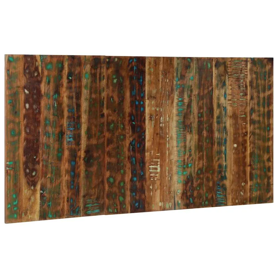 Tête de lit multicolore 160 cm bois massif récupération - 4