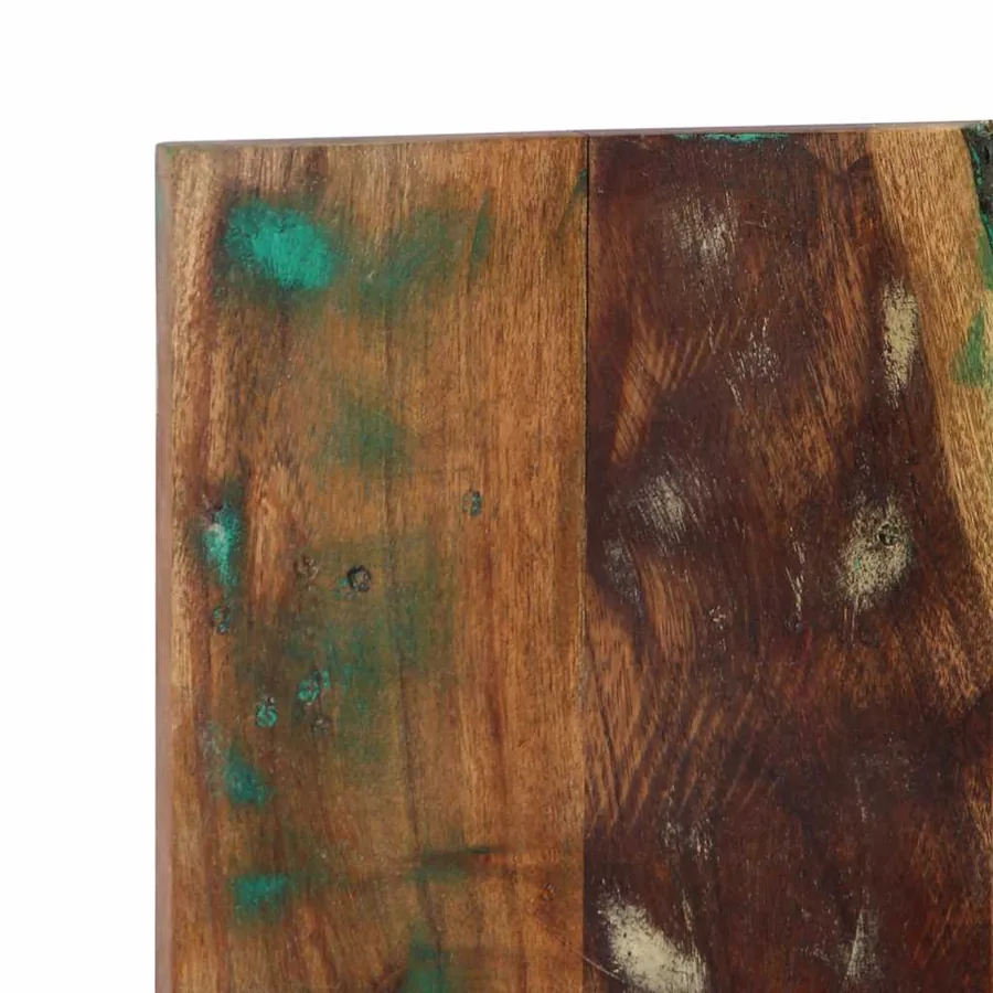 Tête de lit multicolore 160 cm bois massif récupération - 6